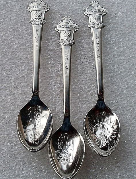 rolex spoons made in silver